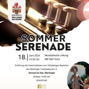 Sommer Serenade zum 100 jährigen Jubiläum des Trachtenbundes @ Kursaal